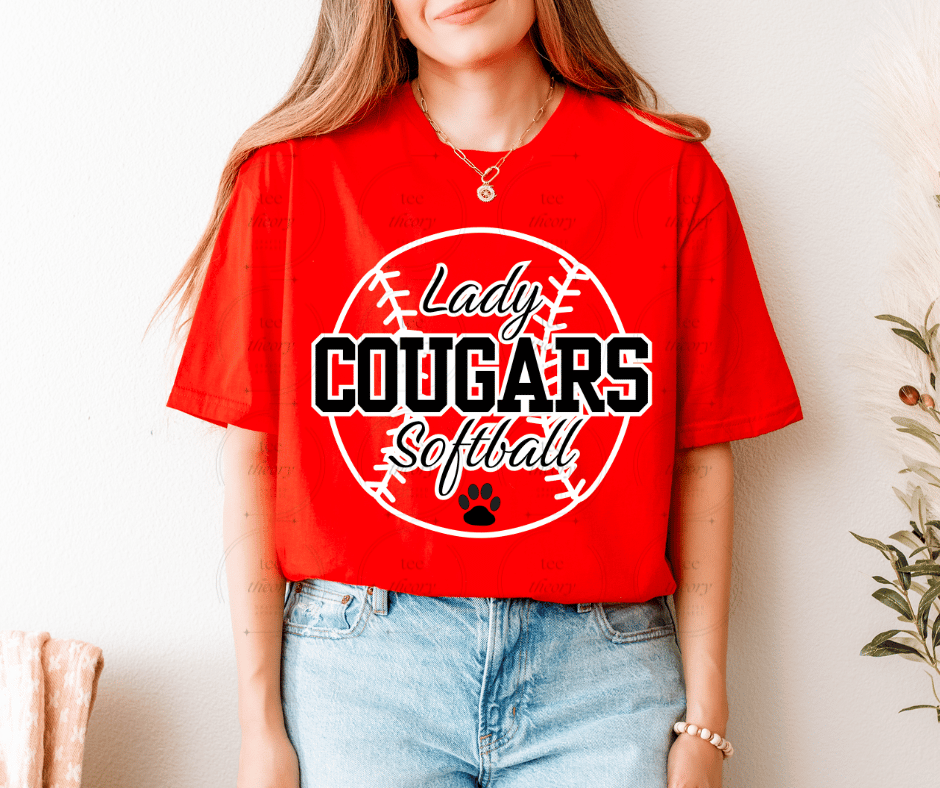 Lady Cougars Softball tee