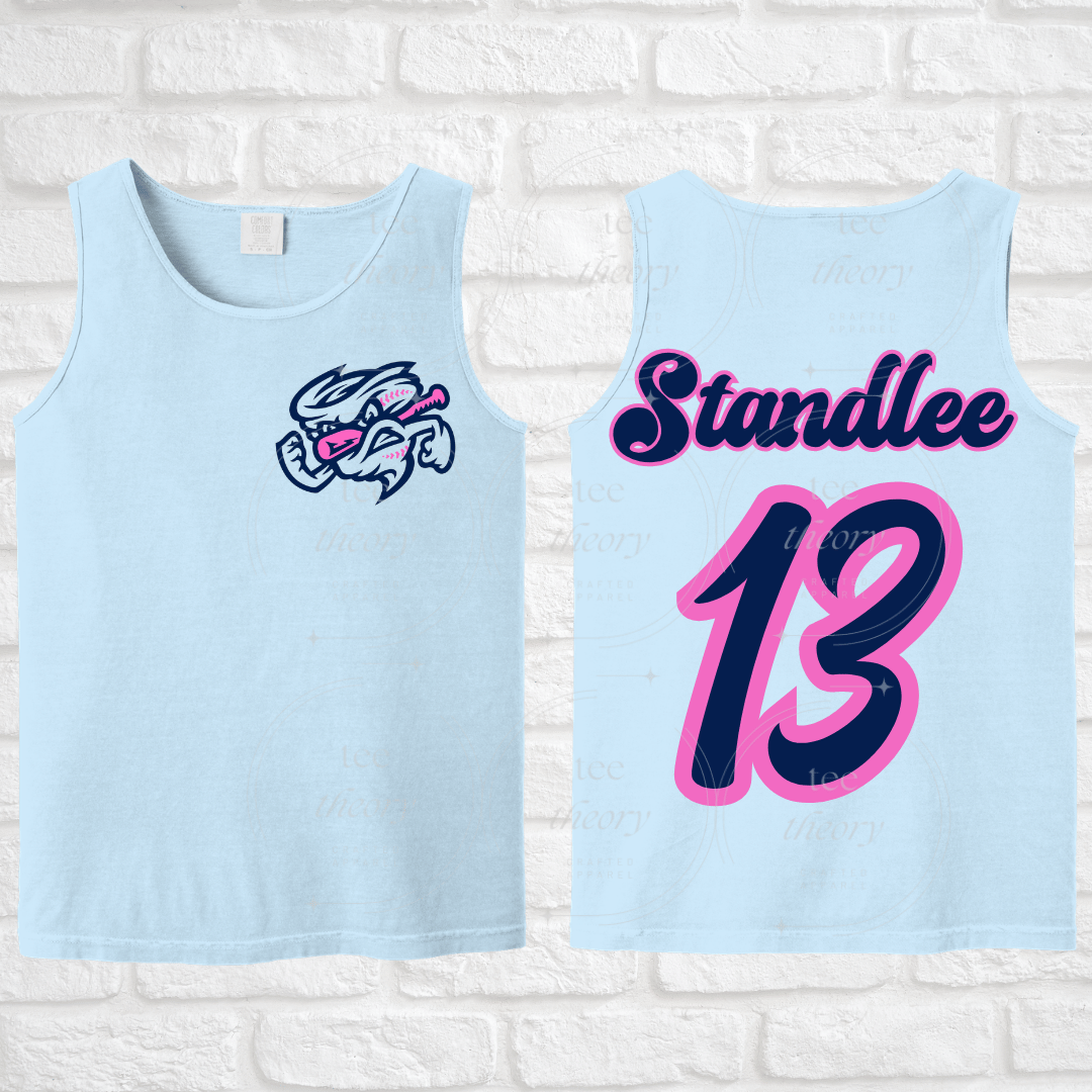 F5 Tank with Tornado Logo on front, name and number on back