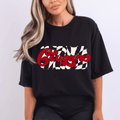 Cougars Distressed Retro Tee