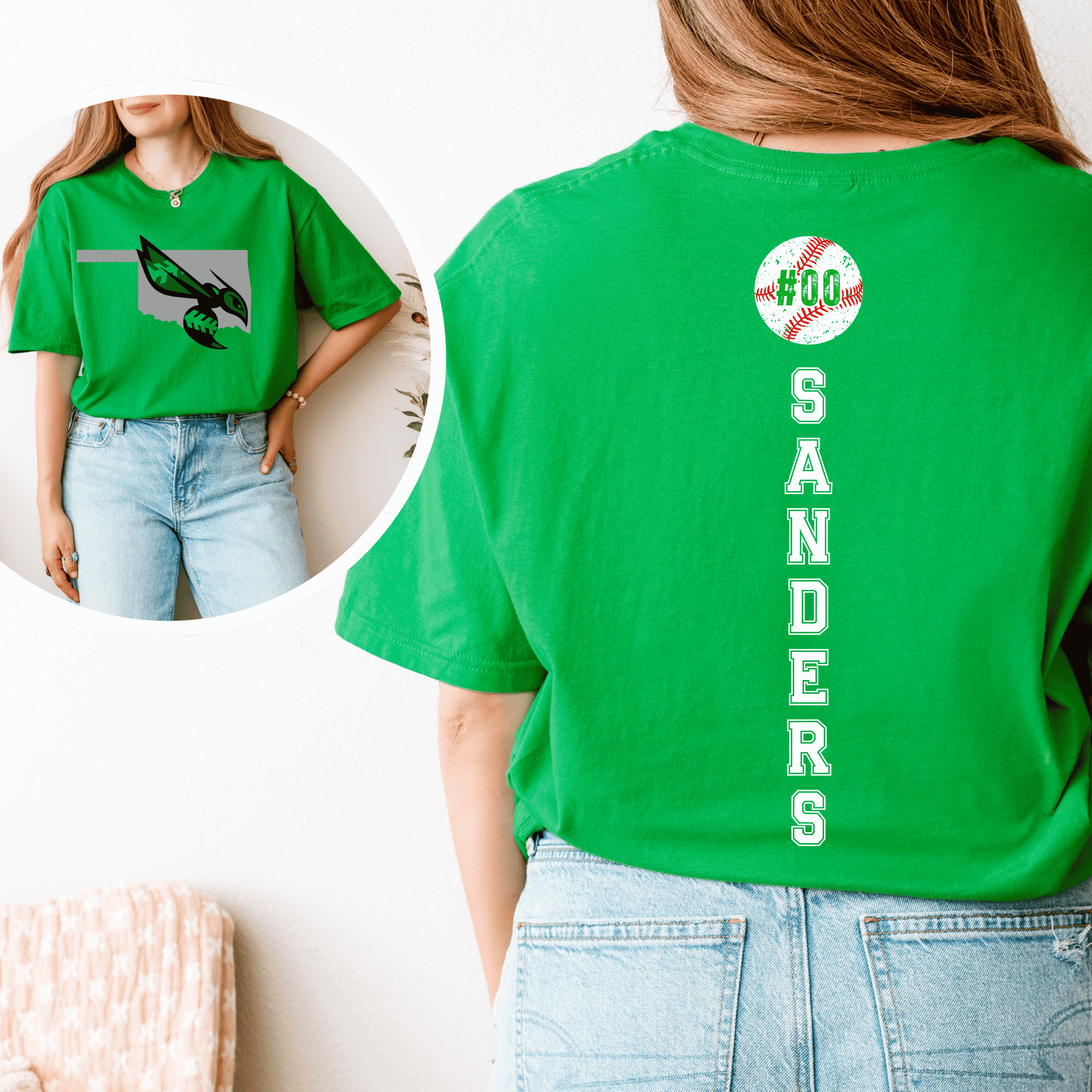 Dirt Dobber Logo Front and Long Name Back Tee
