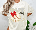 Baseball Game Day Red tee
