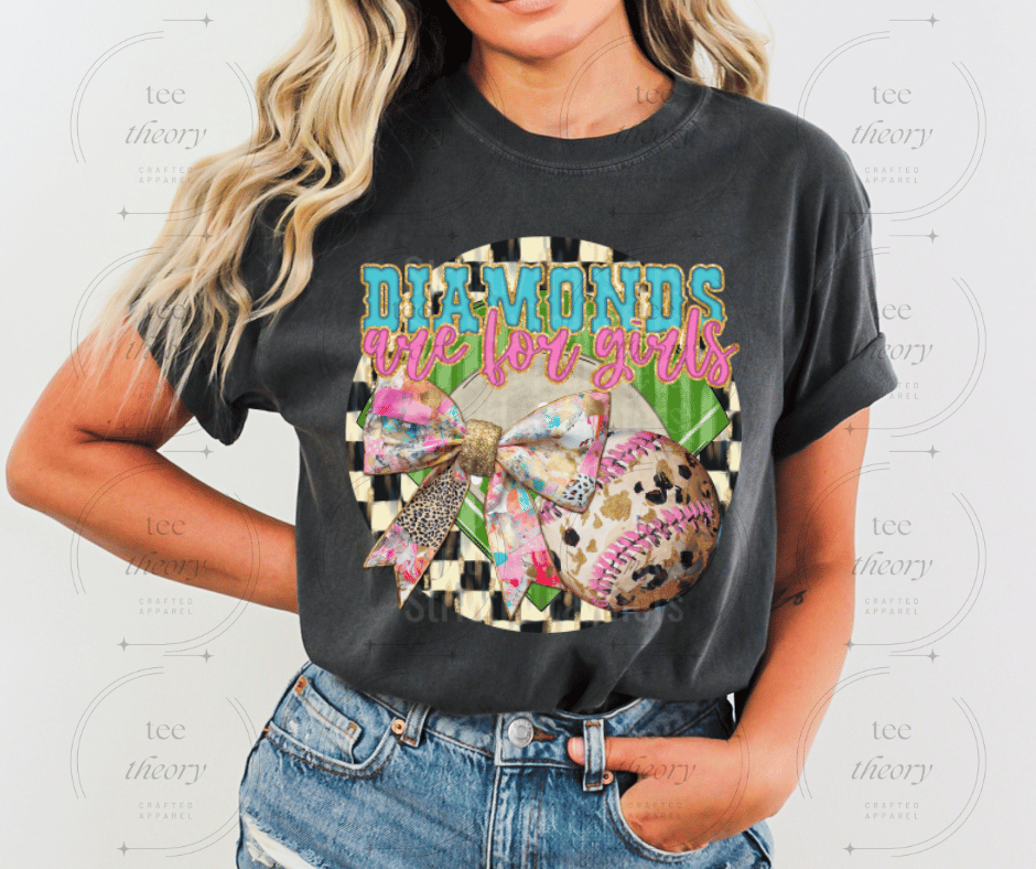 Diamonds are for Girls tee