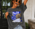 Friday Night Lights Blue and Grey tee