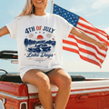 Lake Days 4th of July tee