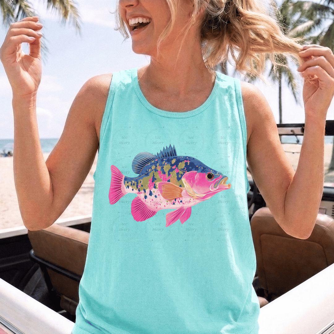 Colorful Crappie Tank