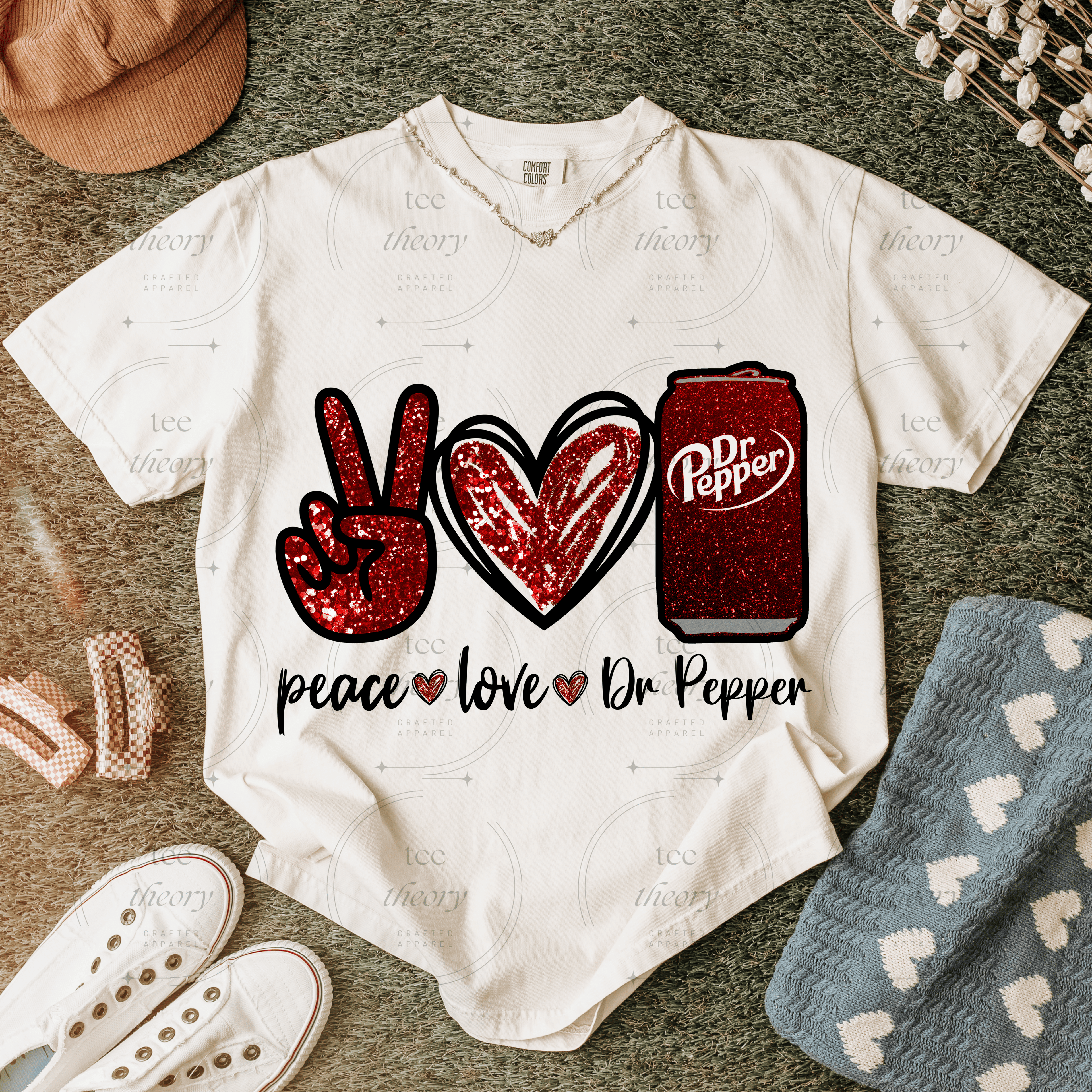 Peace Love and DP tee