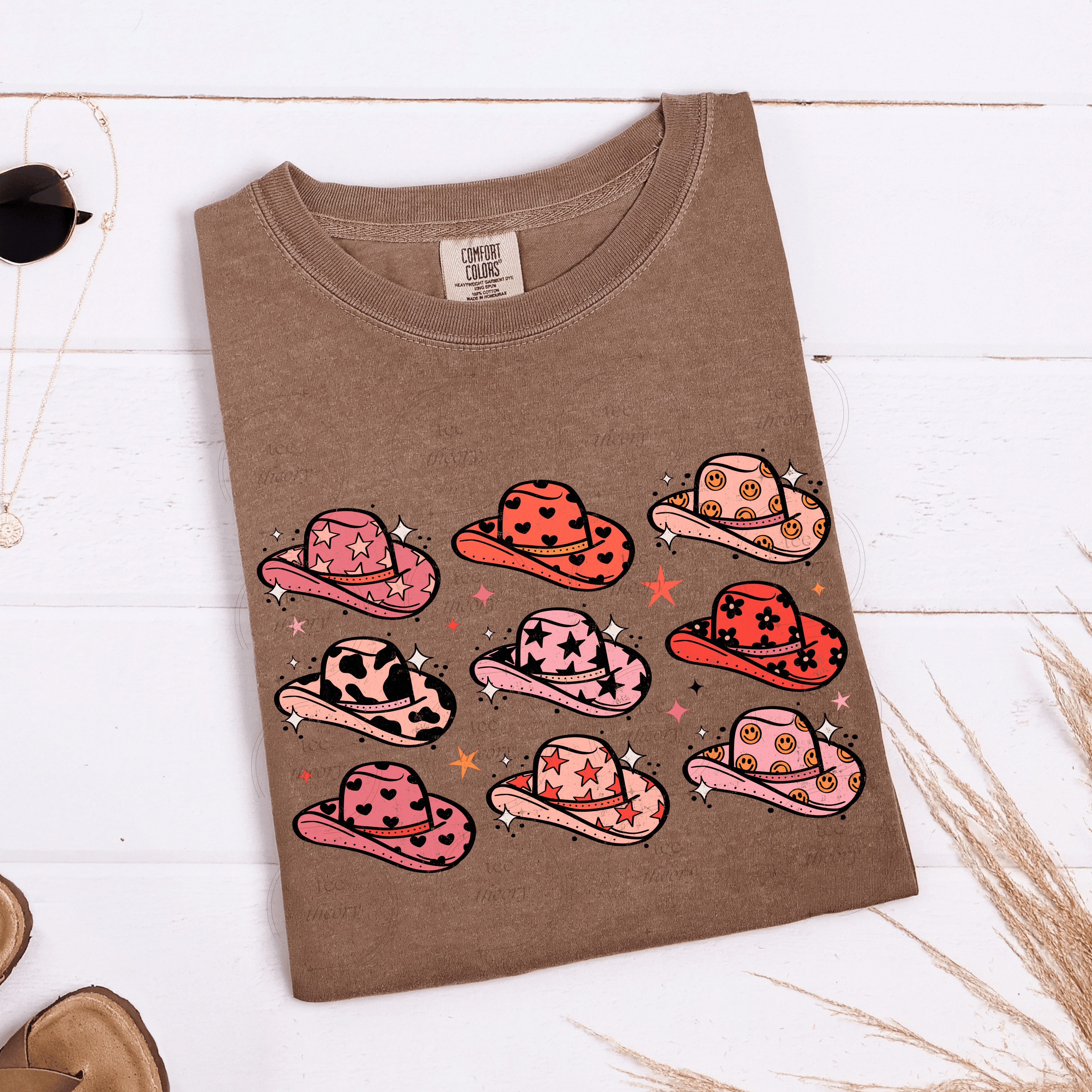 Pink Cowgirl Hat Tee