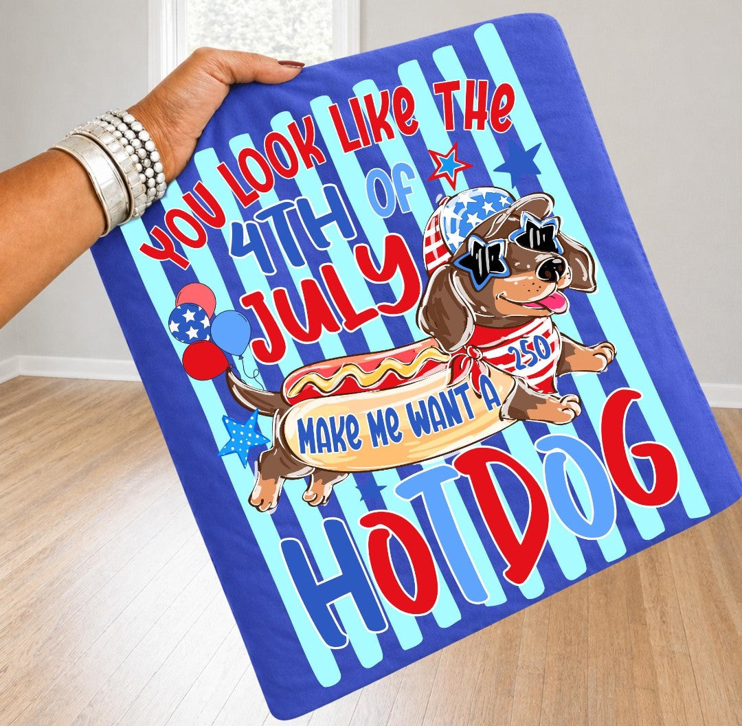 Hot Dog Weiner Dog tee
